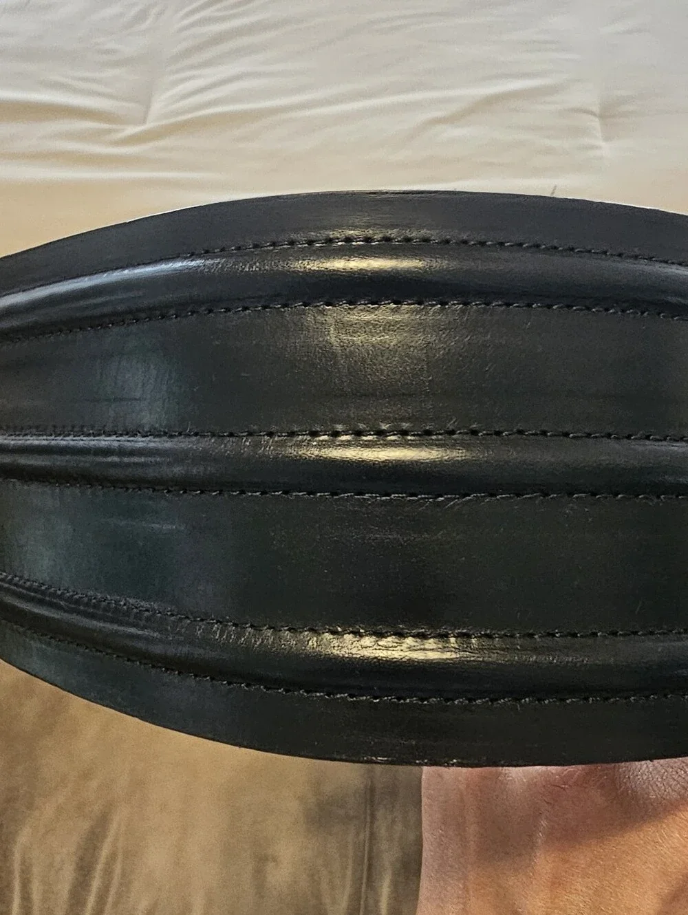IRO Wide Leather Waist Belt Retail $350 Small-ralph lauren-below the belt
